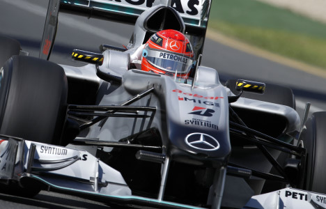 Ny bil til Michael Schumacher i Spaniens GP